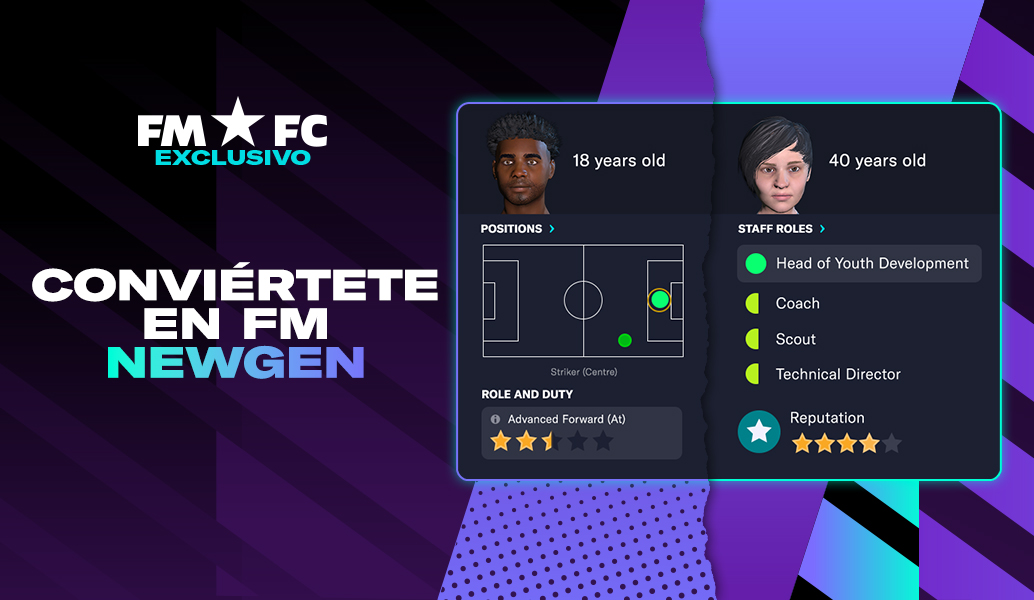 Conviértete en jugador de nueva generación en FM23 con FMFC