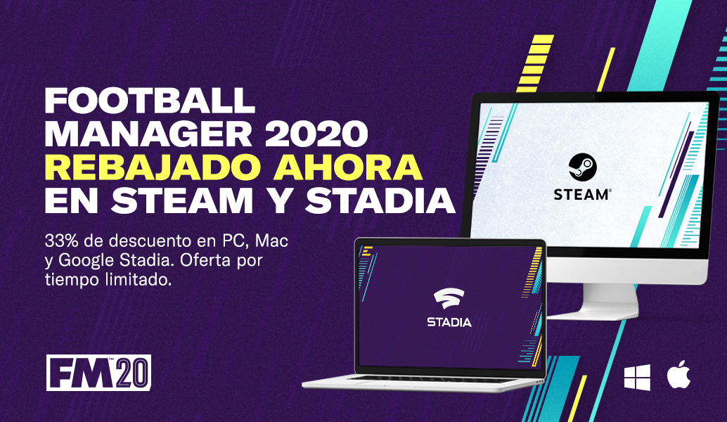 Football Manager 2020 ahora con descuento
