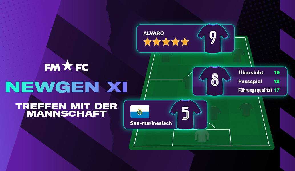 Newgen XI – Lern die Mannschaft kennen