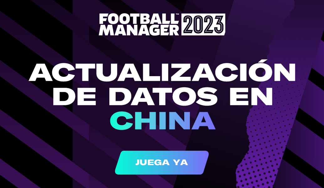 Ya disponible la actualización de datos en China de FM23
