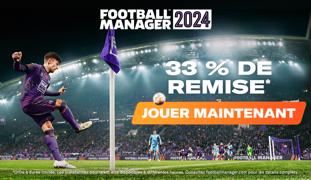 Économisez 33 % sur Football Manager 2024 