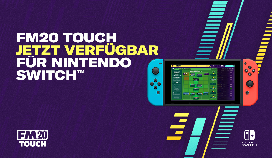 FM20 Touch – Jetzt auf Nintendo Switch™