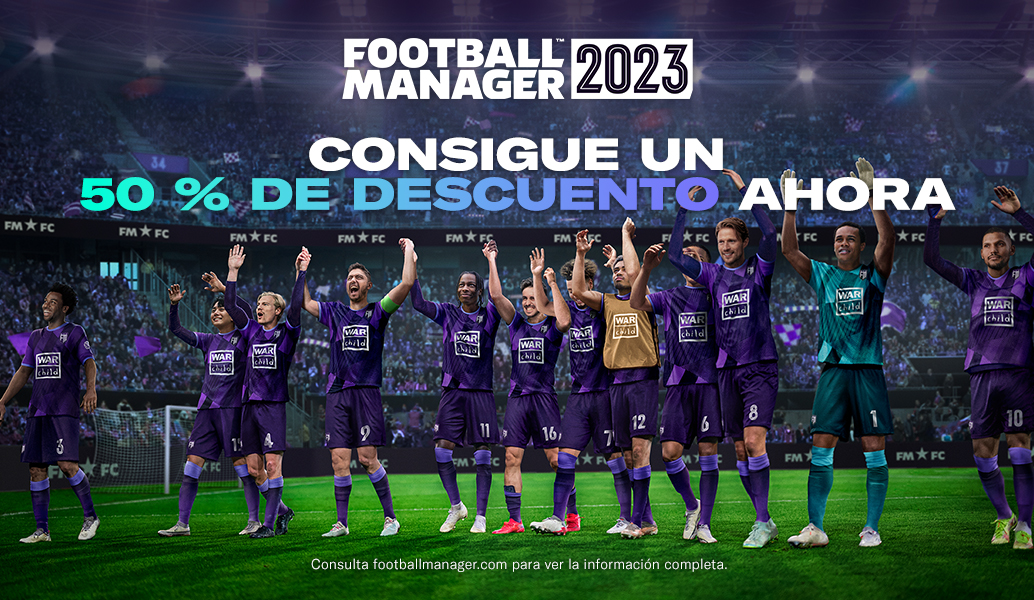Ahorra un 50 % en Football Manager 2023 en todas las plataformas