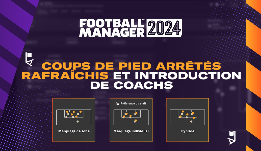 Coups de pied arrêtés rafraîchis et introduction de préparateurs