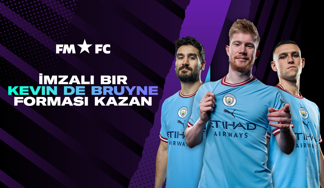 FMFC ile imzalı De Bruyne forması kazan