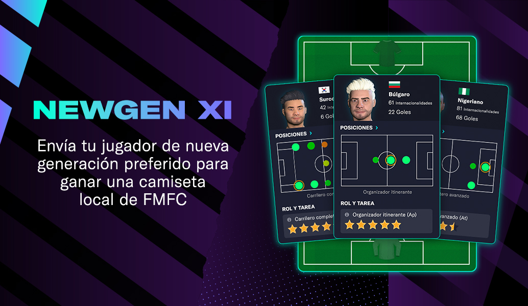 Crear un XI de ensueño de jugadores de nueva generación de FM23 con FMFC