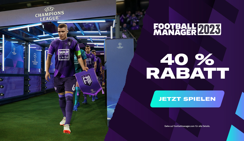 Football Manager 2023 – Jetzt 40 % Rabatt