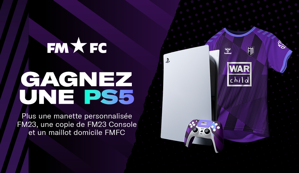 Gagnez un pack récompense PS5 avec le FMFC