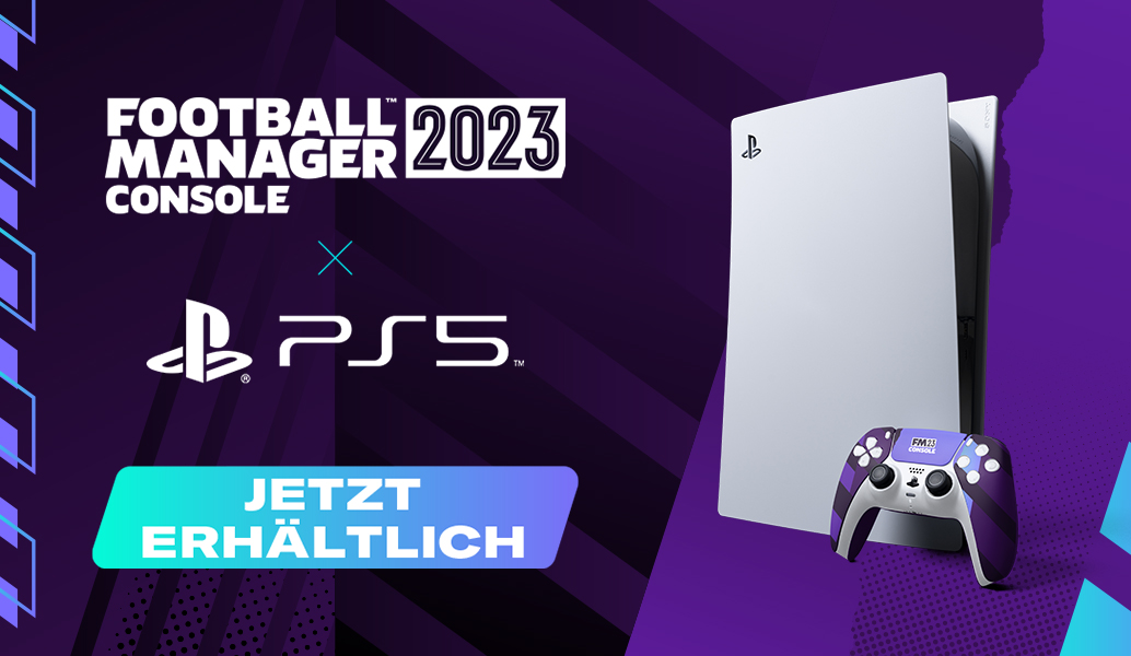 FM23 Console jetzt für PlayStation 5 erhältlich