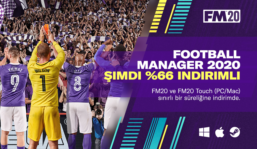 Football Manager 2020'yi %66 indirimli alın 