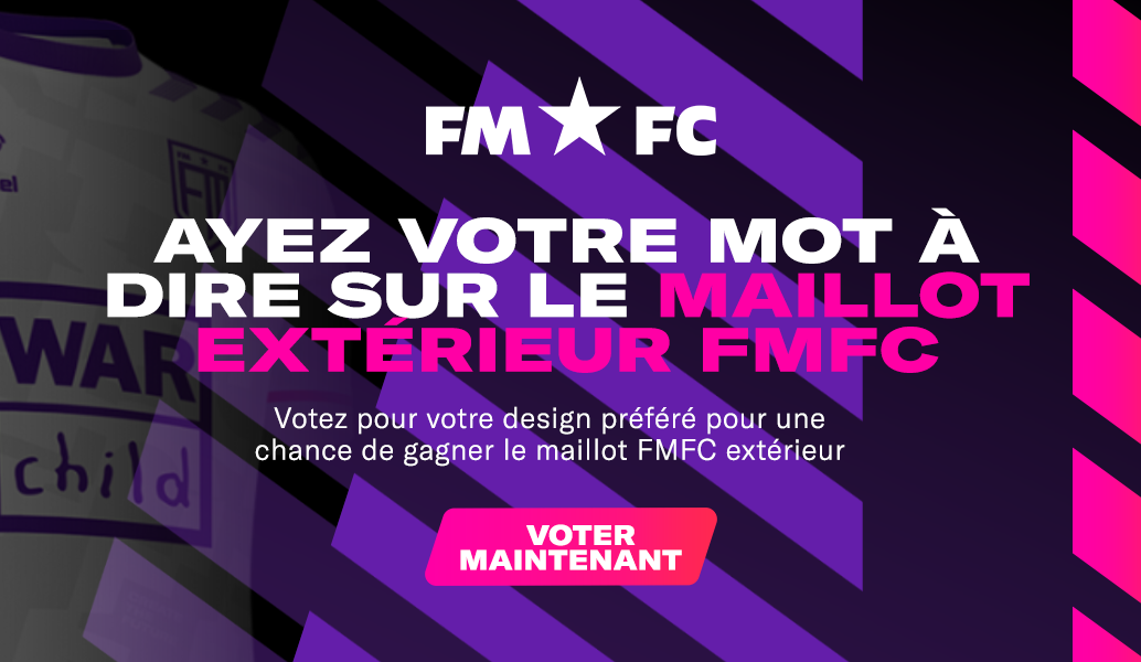 Cette saison, vous avez votre mot à dire sur le maillot extérieur du FMFC