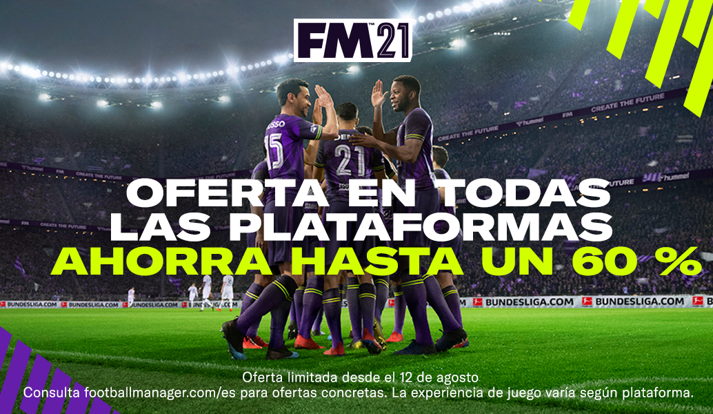 Ahorra hasta un 60 % en Football Manager 2021