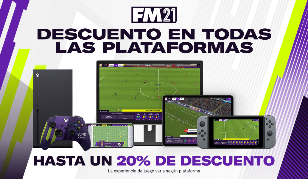 Hasta un 20 % de descuento en Football Manager 2021 en todas las plataformas