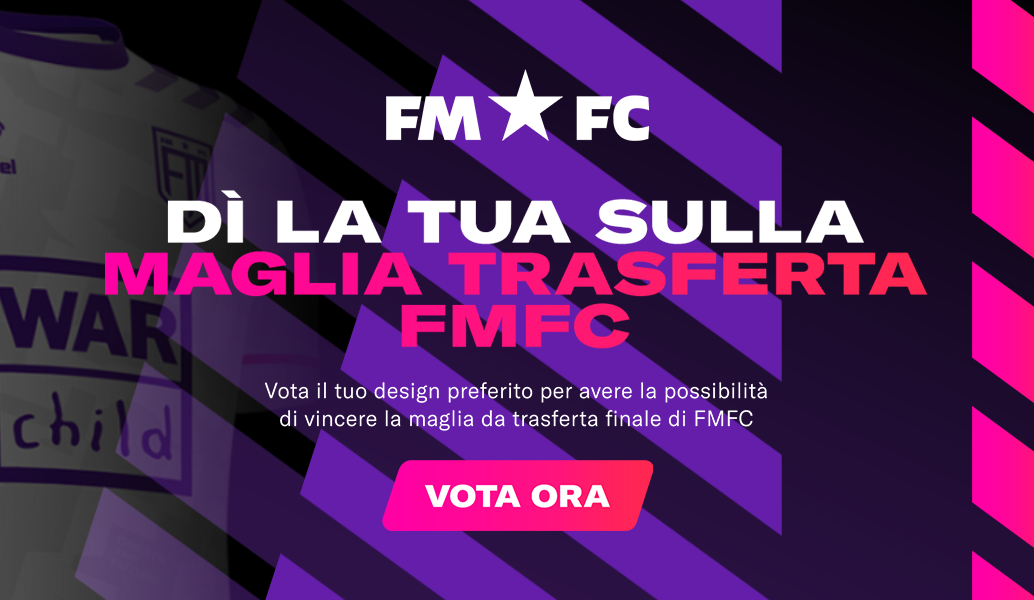 Di' la tua sulla maglia da trasferta di FMFC